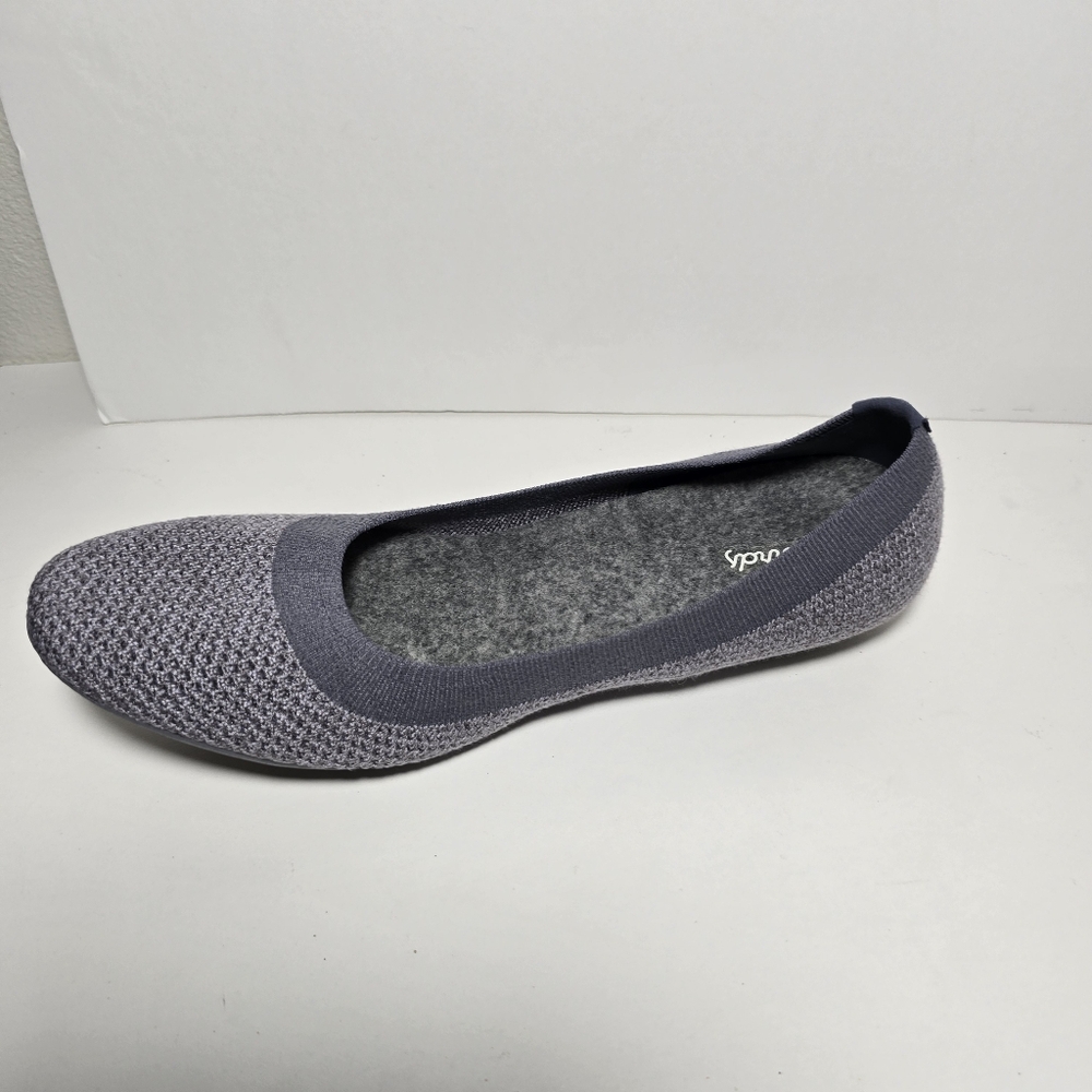 Allbirds Tree breezer knit ballet flats gray everyday slip-on size 10.5 - Picture 11 of 13